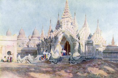 Eingang zum Kuthodau, Mandalay von Robert George Talbot Kelly